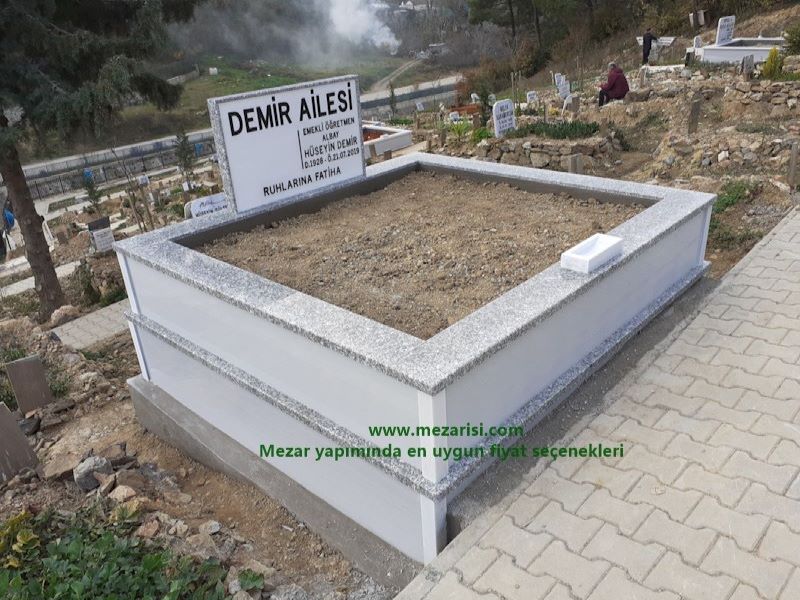 İKİ KİŞİLİK GRANİT MERMER MEZAR YAPIMI