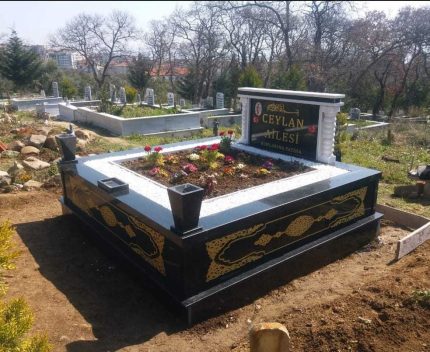 İki Kişilik Özel Granit Mezar