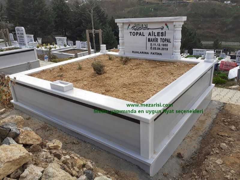 İKİ KİŞİLİK ŞERİTLİ MERMER MEZAR YAPIMI (1)