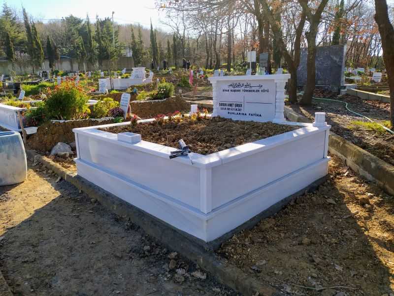 İKİ KİŞİLİK SÜTUNLU MERMER MEZAR (1)