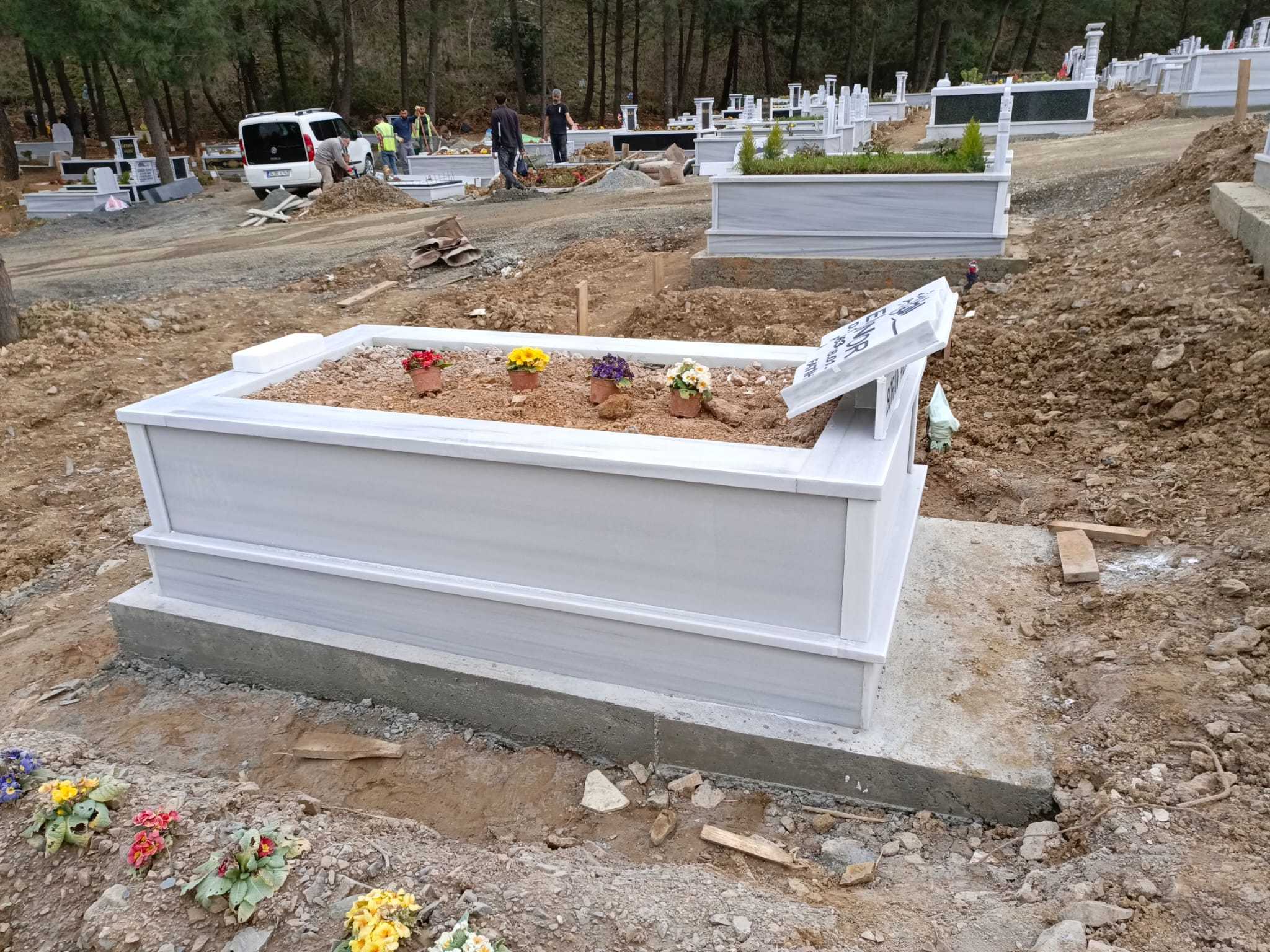 TEK KİŞİLİK BAŞ TAŞI KİTABE MERMER MEZAR (3)