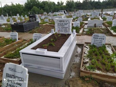 TEK KİŞİLİK BAŞ TAŞI SÜTUNLU MERMER MEZAR (3)