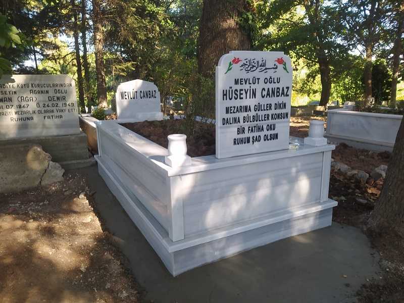 TEK KİŞİLİK KOMPLE MERMER MEZAR (1)