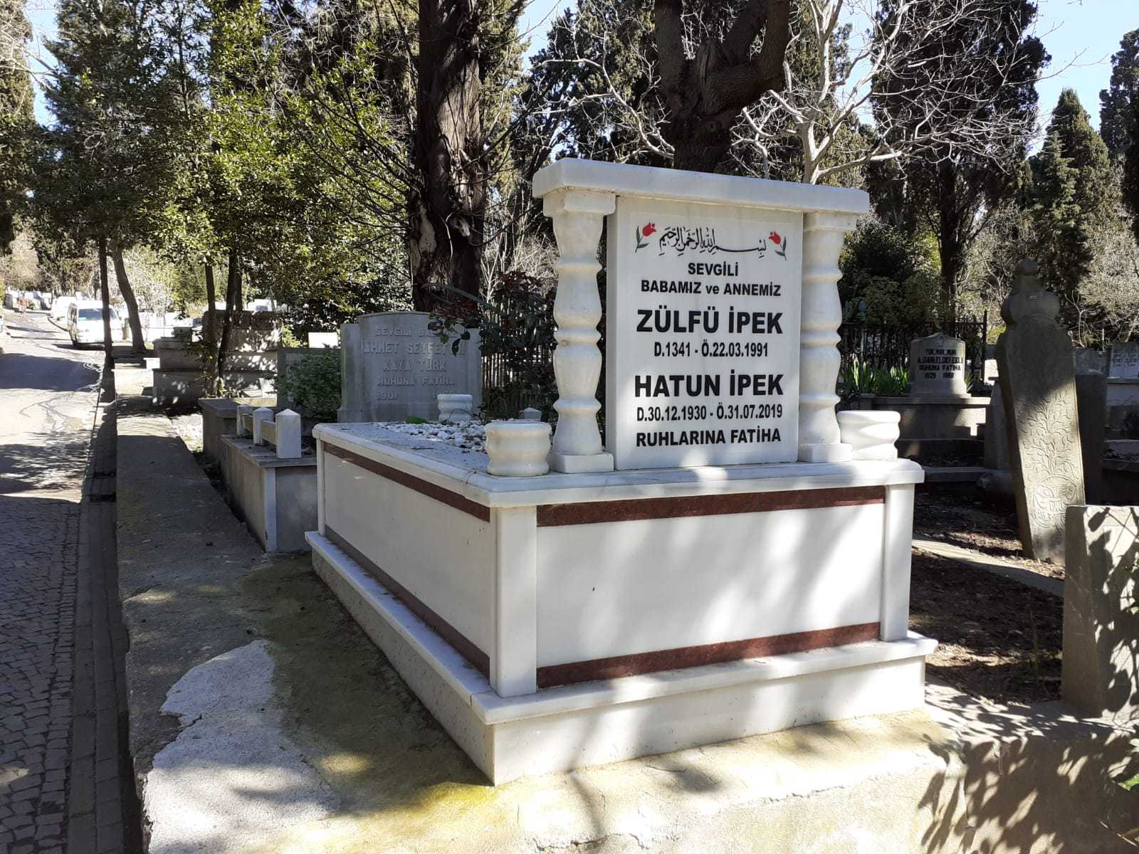 TEK KİŞİLİK SÜTUNLU MERMER MEZAR YAPIMI (2)